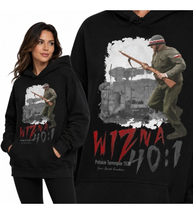BLUZA DAMSKA Z KAPTUREM WIZNA